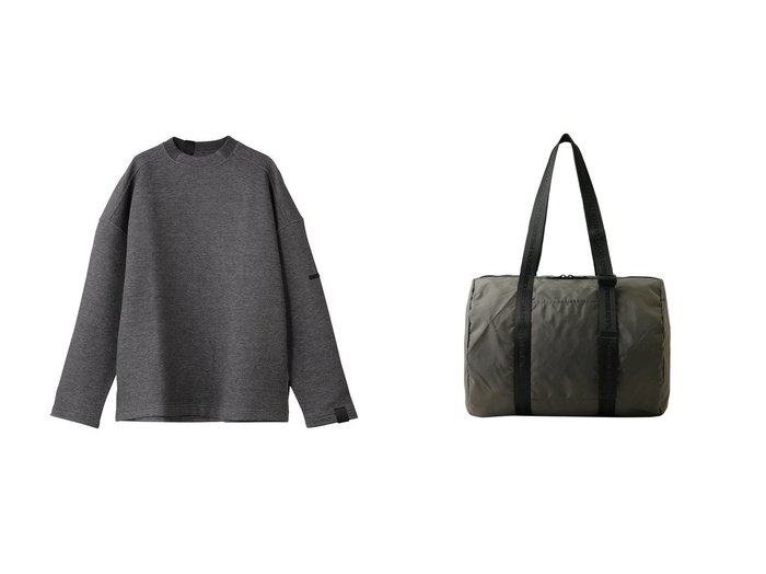 【N.HOOLYWOOD / MEN/エヌ.ハリウッド】の【MEN】【COMPILE×OUTDOOR PRODUCTS】バレル バッグ&【MEN】【COMPILE】スウェットシャツ おすすめ！トレンド、メンズファッションの通販 おすすめ人気トレンドファッション通販アイテム 人気、トレンドファッション・服の通販 founy(ファニー) ファッション Fashion メンズファッション Fashion for Men トップス・カットソー Cut & Sew Tops パーカー・フーディー / カジュアルコーデ Hoodies & Parkas メンズシャツ Shirts バッグ Bags ボストンバッグ / 旅行&通勤にも便利 Boston Bags シンプル Simple, Minimal スウェット / スエット Sweatshirt, Sweatwear スラックス Slacks, Dress Pants デニム Denim, Jeans Material フィット Fit, Slim Fit モダン Modern, Contemporary 新作・新入荷 New Arrivals / New In |ID:crp329100000225013