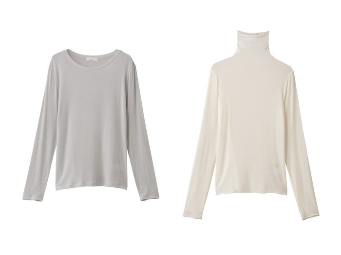 【j./ジェイドット】のカシミヤシルク混クルーネック&カシミヤシルク混タートルネック おすすめ!トレンド、レディースファッションの通販 おすすめ人気トレンドファッション通販アイテム 人気、トレンドファッション・服の通販 founy(ファニー) ファッション Fashion レディースファッション Fashion for Women トップス・カットソー Cut & Sew Tops シャツ・ブラウス・オフィスカジュアル Elegant Blouses & Button-Ups ロングTシャツ・Tシャツ Longline T-Shirts & Tees カットソー・ベーシックTシャツ Cut-and-Sewn Tops / Stretch Tees & Basics タートルネック・ハイネックトップス Turtlenecks & High-Neck Tops なめらか Smooth, Silky Texture シルク Silk, 100% Silk シンプル Simple, Minimal スリーブ Sleeve, Long Sleeve / Short Sleeve フィット Fit, Slim Fit ミックス Mix, Mixed Style ロング Long, Long-Length 定番 Standard, Basic Item 新作・新入荷 New Arrivals / New In |ID:crp329100000225034