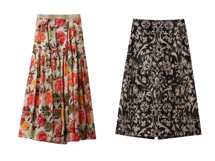 【DEPAREILLE/デパリエ】のジャカードフラワースカート&モールジャカードスカート おすすめ!トレンド、レディースファッションの通販 おすすめ人気トレンドファッション通販アイテム 人気、トレンドファッション・服の通販 founy(ファニー) ファッション Fashion レディースファッション Fashion for Women スカート Skirts ロングスカート Long Skirts / Maxi & Midi Skirts おすすめ Recommended / Our Picks シューズ Shoes, Footwear ジャカード/ジャガード Jacquard, Woven Pattern フラワー Flower, Floral ロング Long, Long-Length 新作・新入荷 New Arrivals / New In |ID:crp329100000225044