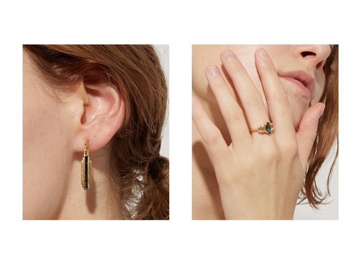 【ARTIDA OUD/アルティーダ ウード】のelafonisi レクタングル オニキス デコ ピアス&elafonisi マーキス ロンドンブルートパーズ パヴェダイヤモンド リング おすすめ!トレンド、レディースファッションの通販 おすすめ人気トレンドファッション通販アイテム 人気、トレンドファッション・服の通販 founy(ファニー) ファッション Fashion レディースファッション Fashion for Women ジュエリー Jewelry ファッションリング Fashion Rings イヤリング・フープ・ドロップタイプ Hoop, Drop & Clip Earrings グラデーション Gradient, Ombre センター Center, Center Line フォルム Silhouette, Form モダン Modern, Contemporary ロンドン London Style, British Inspired 新作・新入荷 New Arrivals / New In |ID:crp329100000225045