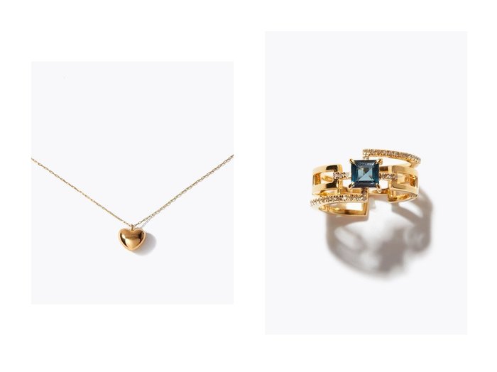 【ARTIDA OUD/アルティーダ ウード】のbasic K18 ハート ホロウ ネックレス&elafonisi ロンドンブルートパーズ パヴェダイヤモンド デコ リング おすすめ!トレンド、レディースファッションの通販 おすすめ人気トレンドファッション通販アイテム 人気、トレンドファッション・服の通販 founy(ファニー) ファッション Fashion レディースファッション Fashion for Women ジュエリー Jewelry ネックレス Necklaces & Pendants ジュエリー Jewelry, Accessories チェーン Chain, Chain Strap ネックレス Necklace, Pendant Necklace 新作・新入荷 New Arrivals / New In |ID:crp329100000225046