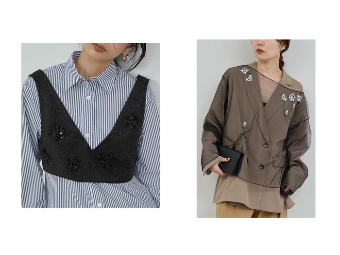 【GALLARDAGALANTE/ガリャルダガランテ】の【25th記念アイテム】ビジュービスチェ&【25th記念アイテム】ビジューチュールプルオーバー おすすめ!トレンド、レディースファッションの通販 おすすめ人気トレンドファッション通販アイテム 人気、トレンドファッション・服の通販 founy(ファニー) ファッション Fashion レディースファッション Fashion for Women トップス・カットソー Cut & Sew Tops キャミソール&ノースリーブ Camisoles & Sleeveless Tops シャツ・ブラウス・オフィスカジュアル Elegant Blouses & Button-Ups ビスチェ Bustiers & Corset Tops / Layered Bustier Style ロングTシャツ・Tシャツ Longline T-Shirts & Tees カジュアルプルオーバー・ニットトップス Pullovers & Knit Tops / Casual Pullovers カットソー・ベーシックTシャツ Cut-and-Sewn Tops / Stretch Tees & Basics インナー Innerwear コンパクト Compact, Small Size シンプル Simple, Minimal ノースリーブ Sleeveless, No-Sleeve ビジュー Bijou, Jewel-like Accent ビスチェ Bustier, Corset Top ホリデーシーズン Holiday Season エレガント 上品 Elegant 新作・新入荷 New Arrivals / New In |ID:crp329100000225049