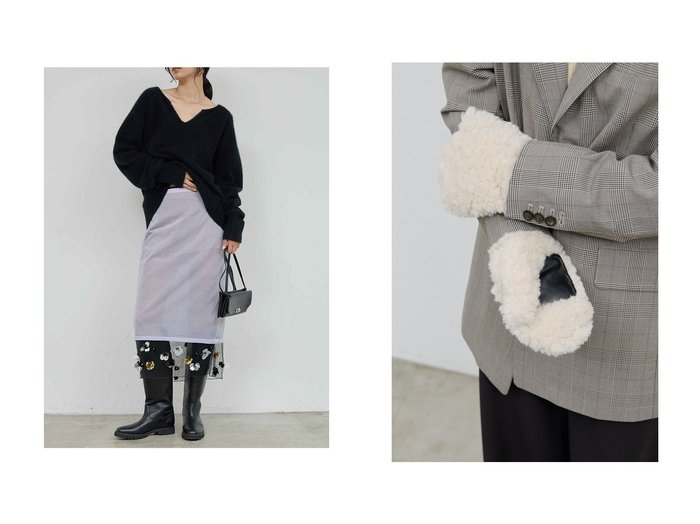 【GALLARDAGALANTE/ガリャルダガランテ】の【25th記念アイテム】シアービジュースカート&ボアミトン おすすめ!トレンド、レディースファッションの通販 おすすめ人気トレンドファッション通販アイテム 人気、トレンドファッション・服の通販 founy(ファニー) ファッション Fashion レディースファッション Fashion for Women スカート Skirts ロングスカート Long Skirts / Maxi & Midi Skirts シアー Sheer, See-Through シンプル Simple, Minimal チュール Tulip, Tulip Motif ビジュー Bijou, Jewel-like Accent ホリデーシーズン Holiday Season ラベンダー Lavender ロング Long, Long-Length 新作・新入荷 New Arrivals / New In スタイリッシュ Stylish, Fashionable エレガント 上品 Elegant 防寒 Cold Protection, Winter-Ready |ID:crp329100000225055