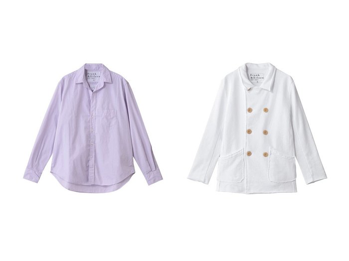 【Frank&Eileen/フランク&アイリーン】のLAB BELFAST TRIPLE FLEECE ダブルジャケット&EILEEN イタリアンコットン パープルシャツ おすすめ!トレンド、レディースファッションの通販 おすすめ人気トレンドファッション通販アイテム 人気、トレンドファッション・服の通販 founy(ファニー) ファッション Fashion レディースファッション Fashion for Women トップス・カットソー Cut & Sew Tops ニット Knit Tops & Sweaters シャツ・ブラウス・オフィスカジュアル Elegant Blouses & Button-Ups カジュアルプルオーバー・ニットトップス Pullovers & Knit Tops / Casual Pullovers アウター Coat / Outerwear Collection レディースジャケット・軽アウター Jackets デニム Denim, Jeans Material ポケット Pocket, Pocket Detail 新作・新入荷 New Arrivals / New In |ID:crp329100000225065