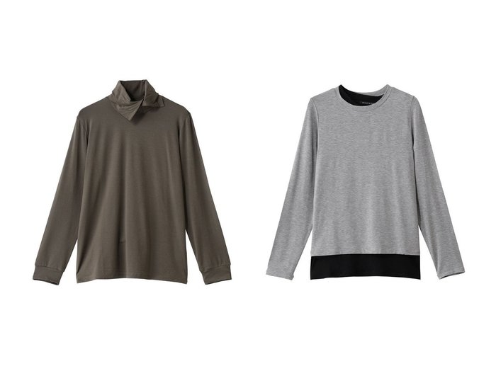 【mizuiro ind/ミズイロ インド】のlayered T Tシャツ&O プルオーバー おすすめ!トレンド、レディースファッションの通販 おすすめ人気トレンドファッション通販アイテム 人気、トレンドファッション・服の通販 founy(ファニー) ファッション Fashion レディースファッション Fashion for Women トップス・カットソー Cut & Sew Tops シャツ・ブラウス・オフィスカジュアル Elegant Blouses & Button-Ups カジュアルプルオーバー・ニットトップス Pullovers & Knit Tops / Casual Pullovers ロングTシャツ・Tシャツ Longline T-Shirts & Tees カットソー・ベーシックTシャツ Cut-and-Sewn Tops / Stretch Tees & Basics なめらか Smooth, Silky Texture アシンメトリー Asymmetrical Style シンプル Simple, Minimal スリーブ Sleeve, Long Sleeve / Short Sleeve デニム Denim, Jeans Material ロング Long, Long-Length 新作・新入荷 New Arrivals / New In |ID:crp329100000225072