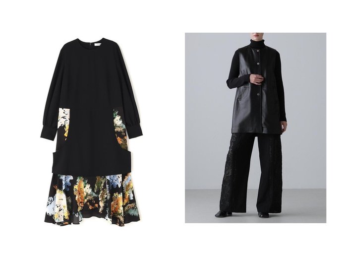 【ADORE/アドーア】のコードエンブロイダリーパンツ&フォレストプリントワンピース おすすめ!トレンド、レディースファッションの通販 おすすめ人気トレンドファッション通販アイテム 人気、トレンドファッション・服の通販 founy(ファニー) ファッション Fashion レディースファッション Fashion for Women ワンピース Dresses チュニック Tunic Tops & Dresses パンツ Pants & Trousers チュニック Tunic, Long Top プリント Print, Printed Pattern ヘムライン Hemline, Bottom Cut ランダム Random, Irregular ロング Long, Long-Length 再入荷 Restock / Back in Stock 無地 Plain, Solid Color エレガント 上品 Elegant モダン Modern, Contemporary モチーフ Motif, Design Theme レース Lace, Lace Fabric ワイド Wide, Wide Fit |ID:crp329100000225078