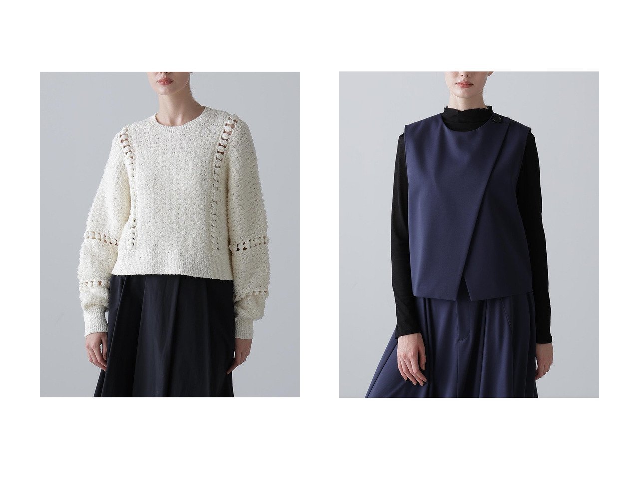 【ADORE/アドーア】のミックスヤーンニット&ハイゲージクリアジャージー おすすめ！トレンド、レディースファッションの通販 おすすめ人気トレンドファッション通販アイテム インテリア・キッズ・メンズ・レディースファッション・服の通販 founy(ファニー) 　ファッション　Fashion　レディースファッション　Fashion for Women　トップス・カットソー　Cut & Sew Tops　ニット　Knit Tops & Sweaters　カジュアルプルオーバー・ニットトップス　Pullovers & Knit Tops / Casual Pullovers　アウター　Coat / Outerwear Collection　レディースジャケット・軽アウター　Jackets　スパンコール　Sequins, Sequin Embellishment　冬　Winter / This Winter　おすすめ　Recommended / Our Picks　コンパクト　Compact, Small Size　シンプル　Simple, Minimal　ジャケット　Jacket, Outerwear　セットアップ　Set-Up, Coordinated Outfit　バランス　Balance, Style Balance　ベスト　Vest, Waistcoat　ボトム　Bottoms, Lower Wear　エレガント 上品　Elegant　ブラック系　Black　ホワイト系　White　ブルー系　Blue　|ID:crp329100000225083