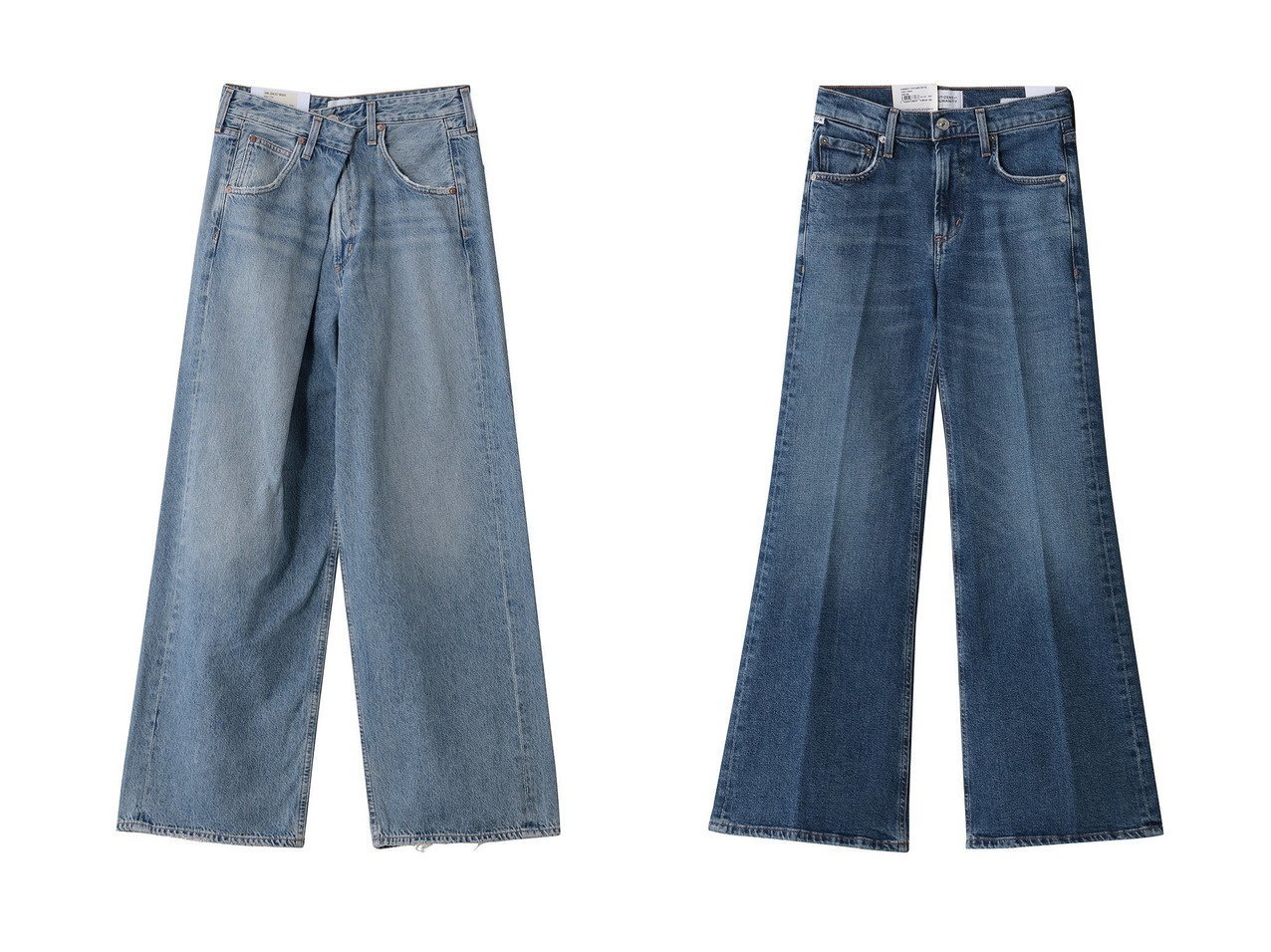 【CITIZENS OF HUMANITY/シチズンズ オブ ヒューマニティー】の【AGOLDE】VANA PETITE JEAN&KIMBERLY 70s Flare PETITE おすすめ！トレンド、レディースファッションの通販 おすすめ人気トレンドファッション通販アイテム インテリア・キッズ・メンズ・レディースファッション・服の通販 founy(ファニー) 　ファッション　Fashion　レディースファッション　Fashion for Women　パンツ　Pants & Trousers　デニムパンツ・ジーンズ・美脚デニム　Denim Jeans & Pants　シンプル　Simple, Minimal　デニム　Denim, Jeans Material　フロント　Front, Front Design　新作・新入荷　New Arrivals / New In　|ID:crp329100000225089