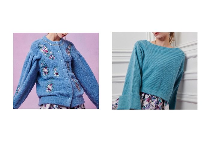 【allureville/アルアバイル】の【LOULOU WILLOUGHBY】フラワーズエンブロイダリーカーディガン&【LOULOU WILLOUGHBY】MOU CODE プルオーバー おすすめ!トレンド、レディースファッションの通販 おすすめ人気トレンドファッション通販アイテム 人気、トレンドファッション・服の通販 founy(ファニー) ファッション Fashion レディースファッション Fashion for Women トップス・カットソー Cut & Sew Tops ニット Knit Tops & Sweaters カジュアルプルオーバー・ニットトップス Pullovers & Knit Tops / Casual Pullovers カーディガン・羽織り Layered Style Cardigans 2025年 2025 2025-2026秋冬・A/W Autumn/Winter 2025–26 AW25–26 おすすめ Recommended / Our Picks ショート Short, Short Length バランス Balance, Style Balance 今季 This Season, Current Season 冬 Winter / This Winter A/W・秋冬 Autumn/Winter |ID:crp329100000225092