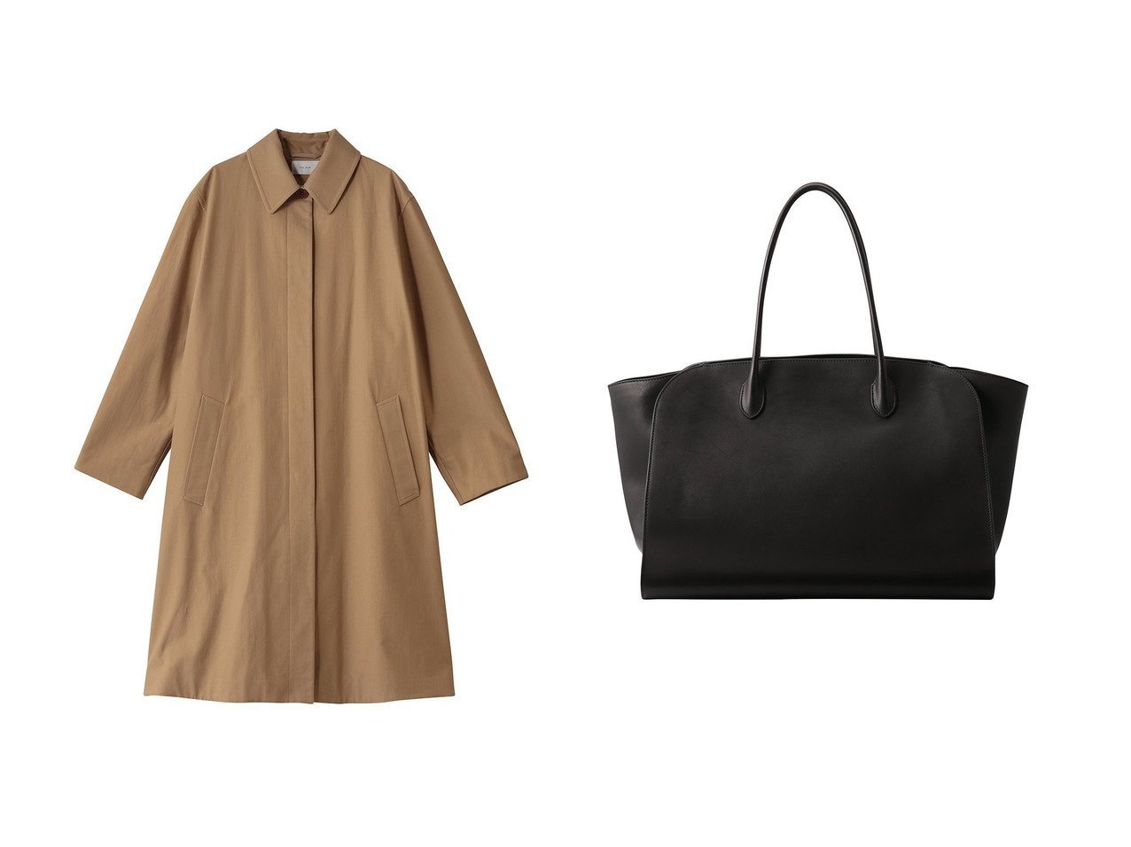 【THE ROW/ザ ロウ】のMARLO 17(SADDLE LEATHER)&PLUMA COAT おすすめ！トレンド、レディースファッションの通販 おすすめ人気トレンドファッション通販アイテム インテリア・キッズ・メンズ・レディースファッション・服の通販 founy(ファニー) 　ファッション　Fashion　レディースファッション　Fashion for Women　アウター　Coat / Outerwear Collection　コート・ロングコート・ピーコート　Long Coats, Peacoats & More　バッグ　Bags　シンプル　Simple, Minimal　リラックス　Relax, Relaxed Fit　ロング　Long, Long-Length　新作・新入荷　New Arrivals / New In　ブラック系　Black　|ID:crp329100000225099