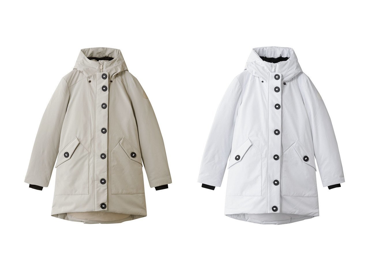 【SAVE THE DUCK/セーブ ザ ダック】のフロントボタンロングコート おすすめ！トレンド、レディースファッションの通販 おすすめ人気トレンドファッション通販アイテム インテリア・キッズ・メンズ・レディースファッション・服の通販 founy(ファニー) 　ファッション　Fashion　レディースファッション　Fashion for Women　アウター　Coat / Outerwear Collection　コート・ロングコート・ピーコート　Long Coats, Peacoats & More　ビジネス 仕事 通勤　Business / Work / Commuting　フロント　Front, Front Design　ロング　Long, Long-Length　新作・新入荷　New Arrivals / New In　ホワイト系　White　ブラック系　Black　ベージュ系　Beige　ブルー系　Blue　|ID:crp329100000225113