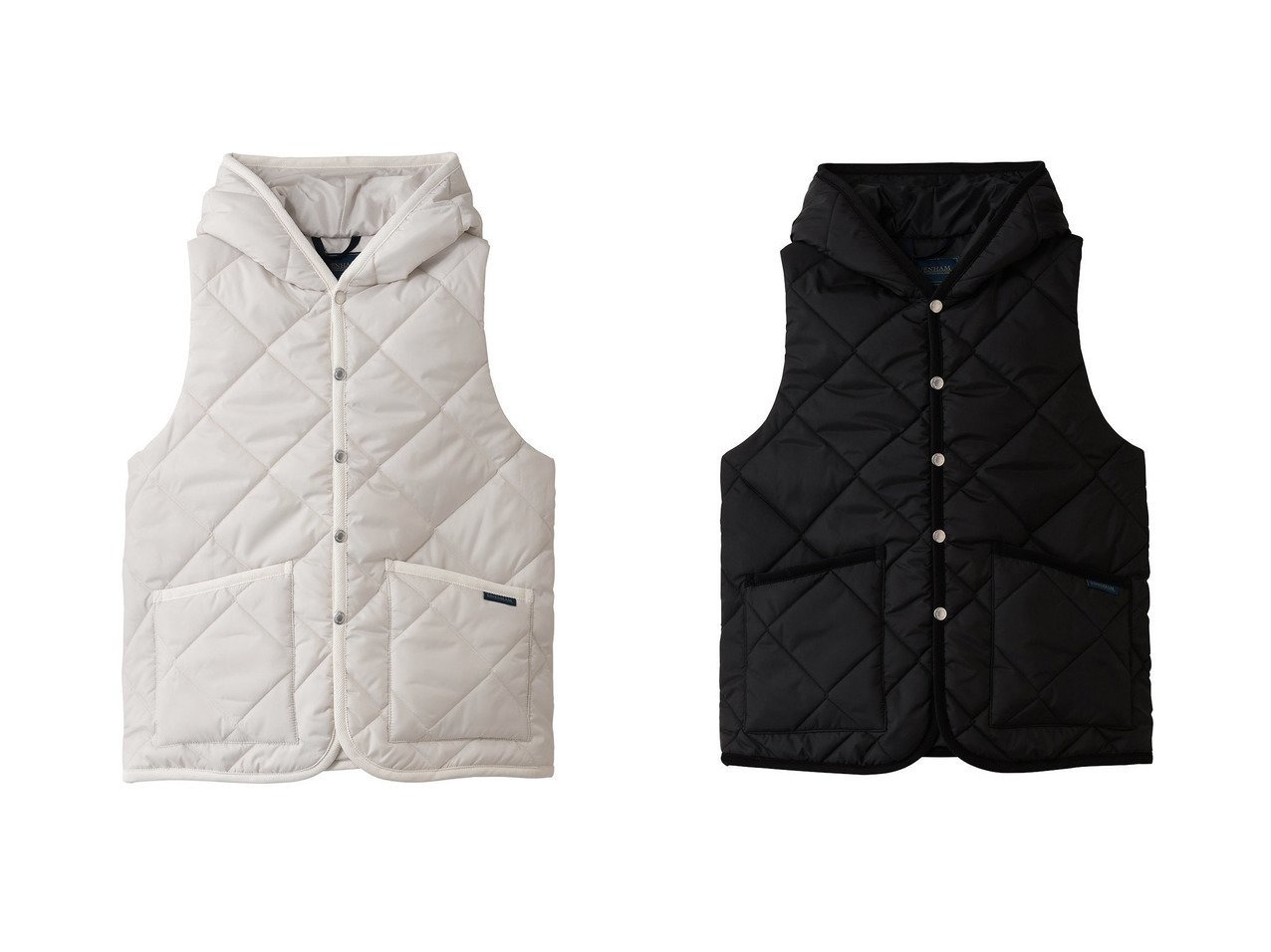 【lavenham/ラベンハム】のBIG QUILT BARTON ベスト おすすめ！トレンド、レディースファッションの通販 おすすめ人気トレンドファッション通販アイテム インテリア・キッズ・メンズ・レディースファッション・服の通販 founy(ファニー) 　ファッション　Fashion　レディースファッション　Fashion for Women　アウター　Coat / Outerwear Collection　レディースジャケット・軽アウター　Jackets　キルト　Quilt, Quilted Fabric　シンプル　Simple, Minimal　ジャケット　Jacket, Outerwear　バランス　Balance, Style Balance　フェミニン　Feminine, Girly　ベスト　Vest, Waistcoat　定番　Standard, Basic Item　新作・新入荷　New Arrivals / New In　A/W・秋冬　Autumn/Winter　軽量　Lightweight, Ultra Light　ゴールド系　Gold　ブラック系　Black　|ID:crp329100000225114