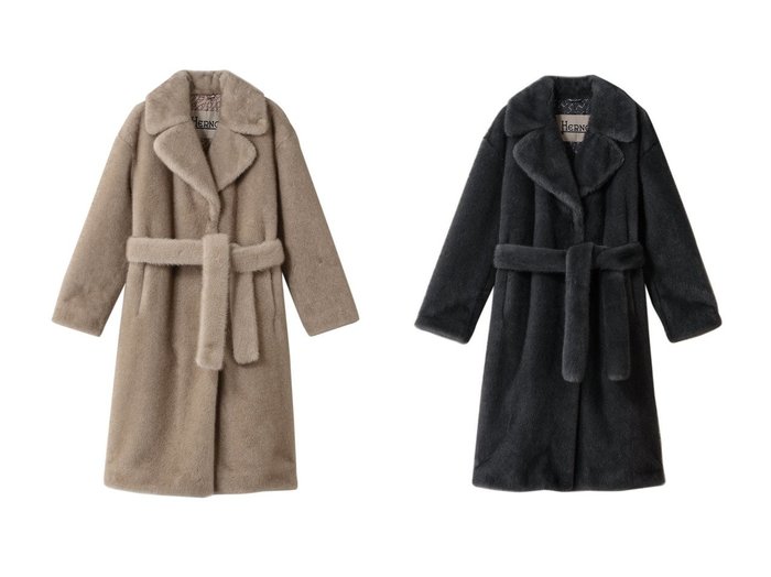 【HERNO/ヘルノ】のフェイクファー ロングコート おすすめ!トレンド、レディースファッションの通販 おすすめ人気トレンドファッション通販アイテム 人気、トレンドファッション・服の通販 founy(ファニー) ファッション Fashion レディースファッション Fashion for Women アウター Coat / Outerwear Collection コート・ロングコート・ピーコート Long Coats, Peacoats & More なめらか Smooth, Silky Texture クラシカル Classical, Vintage-Inspired スペシャル Special, Limited Edition フェイクファー Faux Fur, Imitation Fur メランジ Melange, Mixed Yarn ロング Long, Long-Length エレガント 上品 Elegant 新作・新入荷 New Arrivals / New In |ID:crp329100000225116