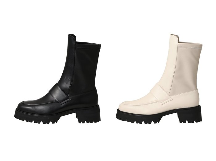 【L'unique et moi/リュニック エ モア】のJenny II タンクソールストレッチブーツ おすすめ!トレンド、レディースファッションの通販 おすすめ人気トレンドファッション通販アイテム 人気、トレンドファッション・服の通販 founy(ファニー) ファッション Fashion レディースファッション Fashion for Women ショート Short, Short Length ストレッチ Stretch, Stretchy Fabric バランス Balance, Style Balance フィット Fit, Slim Fit フロント Front, Front Design エレガント 上品 Elegant 新作・新入荷 New Arrivals / New In |ID:crp329100000225117