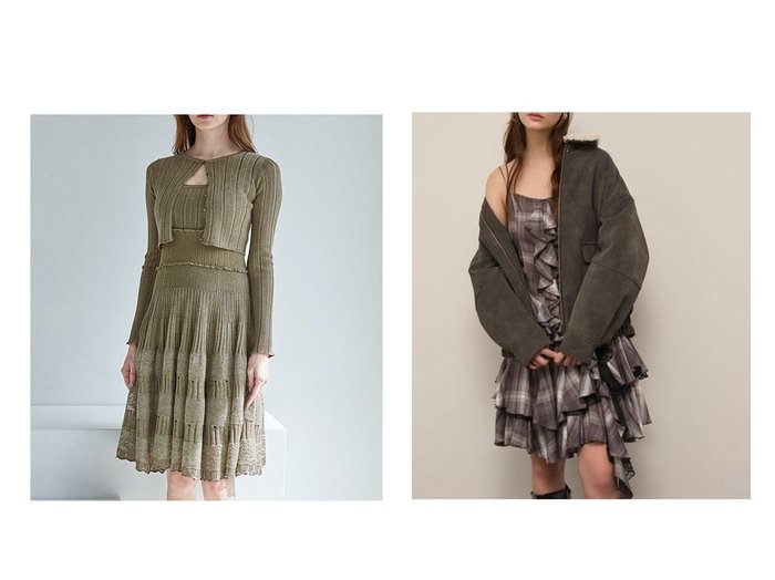 【SNIDEL/スナイデル】のラッフルバリエキャミミニワンピース&レースクロシェカーデセットワンピース おすすめ!トレンド、レディースファッションの通販 おすすめ人気トレンドファッション通販アイテム 人気、トレンドファッション・服の通販 founy(ファニー) ファッション Fashion レディースファッション Fashion for Women ワンピース Dresses エレガント 上品 Elegant カーディガン Cardigan, Knitwear キャミソール Camisole, Spaghetti Strap Top クラシカル Classical, Vintage-Inspired 今季 This Season, Current Season シアー Sheer, See-Through スマート Smart, Elegant タイツ Tights, Legwear タンク Tank Top, Sleeveless Top デコルテ Décolleté, Neckline フィット Fit, Slim Fit フロント Front, Front Design レース Lace, Lace Fabric ロマンティック Romantic, Feminine Style おすすめ Recommended / Our Picks インナー Innerwear キャミ Camisole, Cami Top チェック Check, Plaid, Tartan トリミング Trimming, Decorative Edge トレンド Trend, Trending Now フリル Frill, Ruffle |ID:crp329100000225122