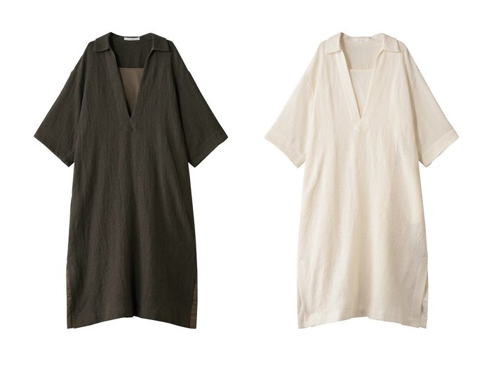 【PLAIN PEOPLE/プレインピープル】のウールリネンコットンワッシャーカフタンドレス おすすめ!トレンド、レディースファッションの通販 おすすめ人気トレンドファッション通販アイテム 人気、トレンドファッション・服の通販 founy(ファニー) ファッション Fashion レディースファッション Fashion for Women ワンピース Dresses フォーマル・パーティードレス・結婚式用ドレス Elegant & Casual Dresses チュニック Tunic Tops & Dresses アンダー Underwear Essentials チュニック Tunic, Long Top ドレス Dress, One-Piece リゾート Resort, Vacation Style リネン Linen, Linen Fabric リラックス Relax, Relaxed Fit ロング Long, Long-Length ワッシャー Washer, Crinkled Finish 新作・新入荷 New Arrivals / New In |ID:crp329100000225132