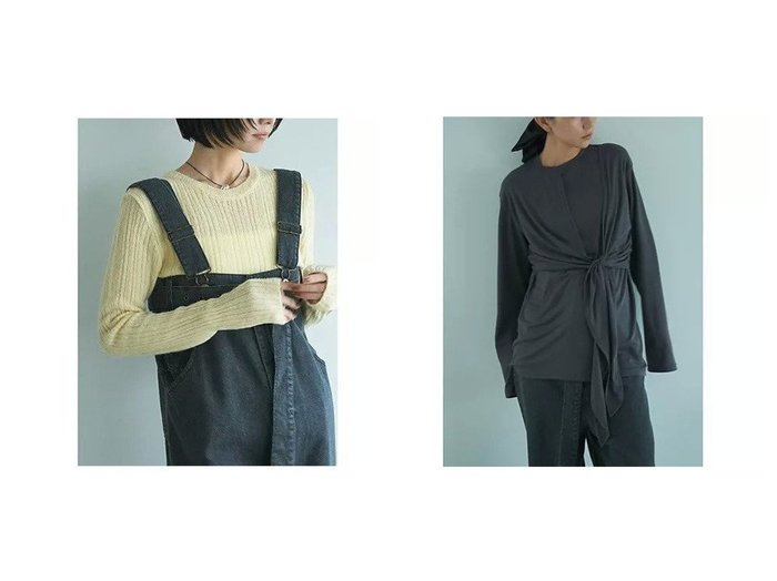 【marjour/マージュール】のASYMMETRY RIB TOPS&RIB KNIT TOPS おすすめ!トレンド、レディースファッションの通販 おすすめ人気トレンドファッション通販アイテム 人気、トレンドファッション・服の通販 founy(ファニー) ファッション Fashion レディースファッション Fashion for Women トップス・カットソー Cut & Sew Tops ニット Knit Tops & Sweaters アクリル Acrylic Material イエロー Yellow インナー Innerwear カットソー Cut and Sewn Top サロペット Overalls, Salopette シンプル Simple, Minimal ストレッチ Stretch, Stretchy Fabric ポケット Pocket, Pocket Detail リブニット Rib Knit, Ribbed Knit 冬 Winter / This Winter おすすめ Recommended / Our Picks 旅行 Travel |ID:crp329100000225147