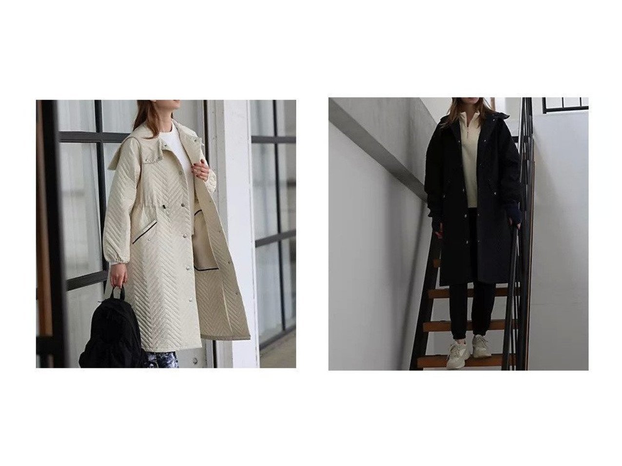 【Julier/ジュリエ】のsoronaキルティングロングコート おすすめ！トレンド、レディースファッションの通販 おすすめ人気トレンドファッション通販アイテム インテリア・キッズ・メンズ・レディースファッション・服の通販 founy(ファニー) 　ファッション　Fashion　レディースファッション　Fashion for Women　アウター　Coat / Outerwear Collection　コート・ロングコート・ピーコート　Long Coats, Peacoats & More　春　Spring　秋　Autumn　キルティング　Quilted, Quilting　コレクション　Collection, Seasonal Line　軽量　Lightweight, Ultra Light　ジップ　Zip, Zipper　ダウン　Down, Puffer　フィット　Fit, Slim Fit　ブロック　Block, Solid Block Pattern　ヨガ　Yoga, Yoga Wear　リラックス　Relax, Relaxed Fit　ロング　Long, Long-Length　冬　Winter / This Winter　ブルー系　Blue　ホワイト系　White　ベージュ系　Beige　|ID:crp329100000225152