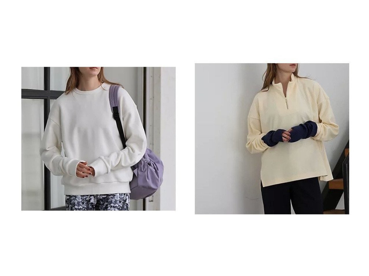 【Julier/ジュリエ】のブラッシュメルトンプルオーバー&裏毛スウェットプルオーバー おすすめ！トレンド、レディースファッションの通販 おすすめ人気トレンドファッション通販アイテム インテリア・キッズ・メンズ・レディースファッション・服の通販 founy(ファニー) 　ファッション　Fashion　レディースファッション　Fashion for Women　トップス・カットソー　Cut & Sew Tops　カジュアルプルオーバー・ニットトップス　Pullovers & Knit Tops / Casual Pullovers　レディースパーカー・カジュアルフーディー　Casual Hoodies & Sweatshirts　スウェット・クルーネックトップス　Sweatshirts & Crewnecks / Relaxed Fit Sweat Tops　インナー　Innerwear　コレクション　Collection, Seasonal Line　ショルダー　Shoulder, Shoulder Strap　ジャケット　Jacket, Outerwear　スリット　Slit, Slit Detail　ドロップ　Drop Shoulder, Dropped Style　長袖　Long Sleeve, Full Sleeve　メルトン　Melton, Heavy Wool　モックネック　Mock Neck, Short Turtleneck　無地　Plain, Solid Color　ヨガ　Yoga, Yoga Wear　リラックス　Relax, Relaxed Fit　ワイド　Wide, Wide Fit　シンプル　Simple, Minimal　スウェット / スエット　Sweatshirt, Sweatwear　パターン　Pattern, Design Print　ベーシック　Basic, Essential　ランニング　Running, Running Wear, Activewear, Jogging　ブラック系　Black　ホワイト系　White　グレー系　Gray　|ID:crp329100000225153