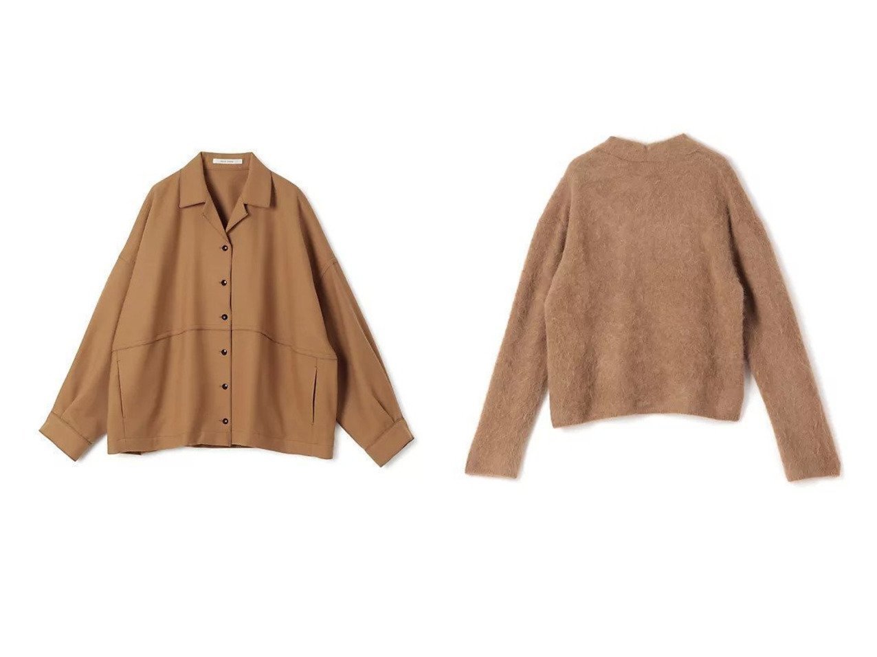 【PLAIN PEOPLE/プレインピープル】のMONAアルパカミドル丈ニットカーディガン&ウールボタニークリアジャケット おすすめ！トレンド、レディースファッションの通販 おすすめ人気トレンドファッション通販アイテム インテリア・キッズ・メンズ・レディースファッション・服の通販 founy(ファニー) 　ファッション　Fashion　レディースファッション　Fashion for Women　アウター　Coat / Outerwear Collection　レディースジャケット・軽アウター　Jackets　トップス・カットソー　Cut & Sew Tops　ニット　Knit Tops & Sweaters　カーディガン・羽織り　Layered Style Cardigans　クラシカル　Classical, Vintage-Inspired　ジャケット　Jacket, Outerwear　ストレッチ　Stretch, Stretchy Fabric　リラックス　Relax, Relaxed Fit　カーディガン　Cardigan, Knitwear　ストレート　Straight, Straight Cut　バランス　Balance, Style Balance　ボトム　Bottoms, Lower Wear　ミドル　Middle Length, Mid Height　ブラック系　Black　ベージュ系　Beige　|ID:crp329100000225156