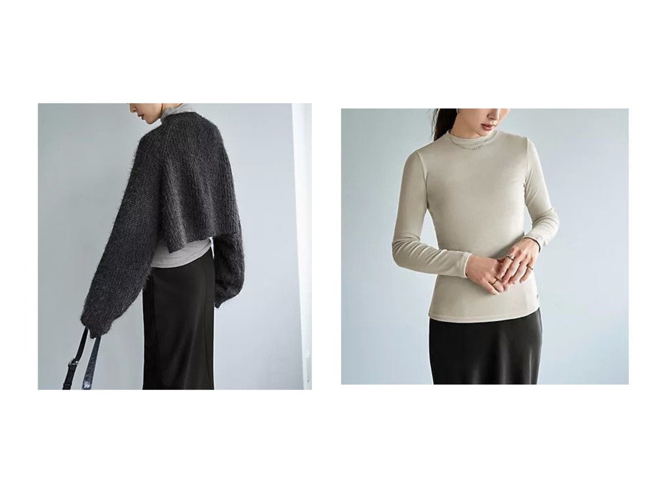 【STYLE DELI/スタイルデリ】の首元から出す重ね着用やわらかインナートップス&抜けないふんわりルーズニットボレロ おすすめ！トレンド、レディースファッションの通販 おすすめ人気トレンドファッション通販アイテム インテリア・キッズ・メンズ・レディースファッション・服の通販 founy(ファニー) 　ファッション　Fashion　レディースファッション　Fashion for Women　アウター　Coat / Outerwear Collection　ボレロ・ショート丈ジャケット / ドレス羽織りに　Boleros & Short Jackets　トップス・カットソー　Cut & Sew Tops　ニット　Knit Tops & Sweaters　イエロー　Yellow　軽量　Lightweight, Ultra Light　サロペット　Overalls, Salopette　ショート　Short, Short Length　ストール　Stole, Wrap　スリット　Slit, Slit Detail　長袖　Long Sleeve, Full Sleeve　バランス　Balance, Style Balance　フィット　Fit, Slim Fit　フレア　Flare, Flared　ボレロ　Bolero, Short Cardigan　ポケット　Pocket, Pocket Detail　マフラー　Scarf, Muffler　ワイド　Wide, Wide Fit　インナー　Innerwear　カットソー　Cut and Sewn Top　シンプル　Simple, Minimal　スウェット / スエット　Sweatshirt, Sweatwear　定番　Standard, Basic Item　グレー系　Gray　ブルー系　Blue　ベージュ系　Beige　ブラック系　Black　ホワイト系　White　|ID:crp329100000225158