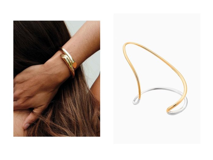 【ESCAPERS AN OTHER WORLD/エスケーパーズ アナザーワールド】の【Charlotte Chesnais】BRACELET BISEAU ブレスレット&【Charlotte Chesnais】BRACELET IVY GAUCHE ブレスレット(左手用) おすすめ！トレンド、レディースファッションの通販 おすすめ人気トレンドファッション通販アイテム 人気、トレンドファッション・服の通販 founy(ファニー) ファッション Fashion レディースファッション Fashion for Women ジュエリー Jewelry チェーン＆カフブレスレット Cuff & Chain Bracelets バングル・カフブレスレット Bangles & Cuff Bracelets コレクション Collection, Seasonal Line フォルム Silhouette, Form ブレスレット Bracelet, Wristband メタル Metal, Metal Parts 新作・新入荷 New Arrivals / New In |ID:crp329100000225169