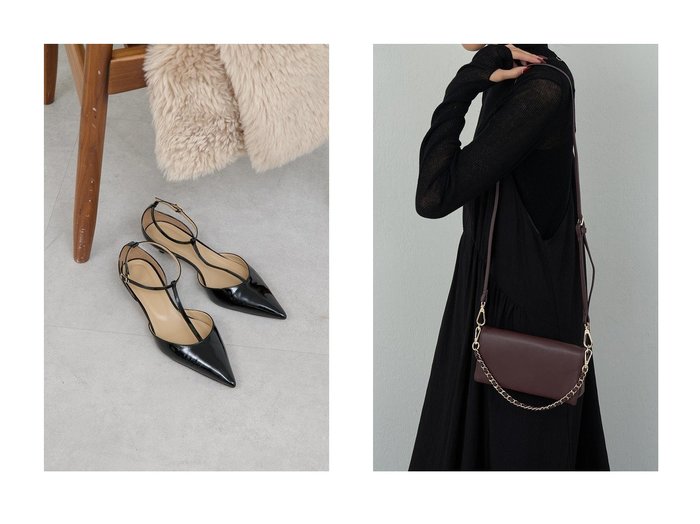 【GALLARDAGALANTE/ガリャルダガランテ】の【2.718】Tストラップパンプス&【2.718】3wayソフトMINIショルダー おすすめ!トレンド、レディースファッションの通販 おすすめ人気トレンドファッション通販アイテム 人気、トレンドファッション・服の通販 founy(ファニー) ファッション Fashion レディースファッション Fashion for Women バッグ Bags ストラップパンプス Strap Pumps, Strappy Heels ラップ Wrap, Wrap Design エレガント 上品 Elegant 新作・新入荷 New Arrivals / New In 楽ちん Easy Fit, Comfortable おすすめ Recommended / Our Picks ショルダー Shoulder, Shoulder Strap チェーン Chain, Chain Strap チャーム Charm, Pendant ハンド Hand, Handmade |ID:crp329100000225173