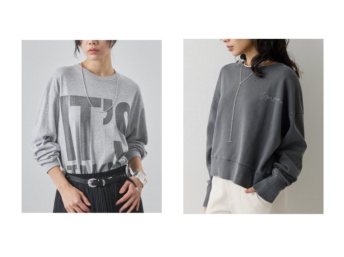 【Whim Gazette/ウィムガゼット】のヴィンテージロゴ裏毛&BIGロゴ ロンTEE おすすめ！トレンド、レディースファッションの通販 おすすめ人気トレンドファッション通販アイテム インテリア・キッズ・メンズ・レディースファッション・服の通販 founy(ファニー) https://founy.com/ ファッション Fashion レディースファッション Fashion for Women トップス・カットソー Cut & Sew Tops シャツ・ブラウス・オフィスカジュアル Elegant Blouses & Button-Ups ロングTシャツ・Tシャツ Longline T-Shirts & Tees カットソー・ベーシックTシャツ Cut-and-Sewn Tops / Stretch Tees & Basics レディースパーカー・カジュアルフーディー Casual Hoodies & Sweatshirts スウェット・クルーネックトップス Sweatshirts & Crewnecks / Relaxed Fit Sweat Tops カットソー Cut and Sewn Top スリーブ Sleeve, Long Sleeve / Short Sleeve プリント Print, Printed Pattern ボトム Bottoms, Lower Wear リラックス Relax, Relaxed Fit ロング Long, Long-Length 定番 Standard, Basic Item 新作・新入荷 New Arrivals / New In |ID:crp329100000225177