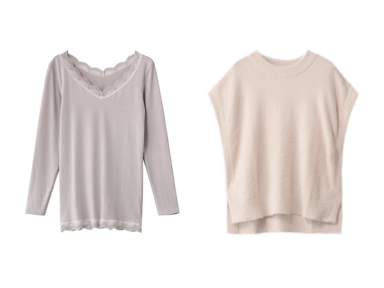 【KID BLUE/キッドブルー】の25起毛ベア天長袖インナー&25シャギーニットベスト おすすめ！トレンド、レディースファッションの通販 おすすめ人気トレンドファッション通販アイテム インテリア・キッズ・メンズ・レディースファッション・服の通販 founy(ファニー) 　ファッション　Fashion　レディースファッション　Fashion for Women　下着・ランジェリー　Lingerie & Intimates　その他ランジェリー・インナーアイテム　Other Lingerie / Intimates　アウター　Coat / Outerwear Collection　レディースジャケット・軽アウター　Jackets　おすすめ　Recommended / Our Picks　なめらか　Smooth, Silky Texture　インナー　Innerwear　セットアップ　Set-Up, Coordinated Outfit　ランジェリー　Lingerie, Intimate Wear　人気　Popular, Best Seller　再入荷　Restock / Back in Stock　定番　Standard, Basic Item　A/W・秋冬　Autumn/Winter　長袖　Long Sleeve, Full Sleeve　ウォーム　Warm Fabric　カットソー　Cut and Sewn Top　ジャケット　Jacket, Outerwear　スリット　Slit, Slit Detail　ベスト　Vest, Waistcoat　新作・新入荷　New Arrivals / New In　イエロー系　Yellow　ブラック系　Black　グレー系　Gray　|ID:crp329100000225184