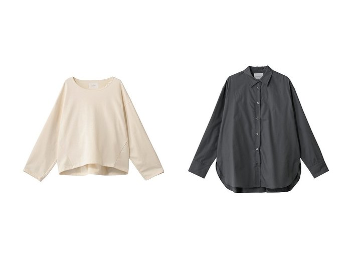 【MIDIUMISOLID/ミディウミソリッド】のbasic backgathered shirt シャツ&wide cocoon PO プルオーバー おすすめ!トレンド、レディースファッションの通販 おすすめ人気トレンドファッション通販アイテム 人気、トレンドファッション・服の通販 founy(ファニー) ファッション Fashion レディースファッション Fashion for Women トップス・カットソー Cut & Sew Tops シャツ・ブラウス・オフィスカジュアル Elegant Blouses & Button-Ups ロングTシャツ・Tシャツ Longline T-Shirts & Tees カジュアルプルオーバー・ニットトップス Pullovers & Knit Tops / Casual Pullovers カットソー・ベーシックTシャツ Cut-and-Sewn Tops / Stretch Tees & Basics エレガント 上品 Elegant シンプル Simple, Minimal スリーブ Sleeve, Long Sleeve / Short Sleeve リラックス Relax, Relaxed Fit ロング Long, Long-Length 新作・新入荷 New Arrivals / New In A/W・秋冬 Autumn/Winter ギャザー Gathered, Ruffled ベーシック Basic, Essential |ID:crp329100000225188