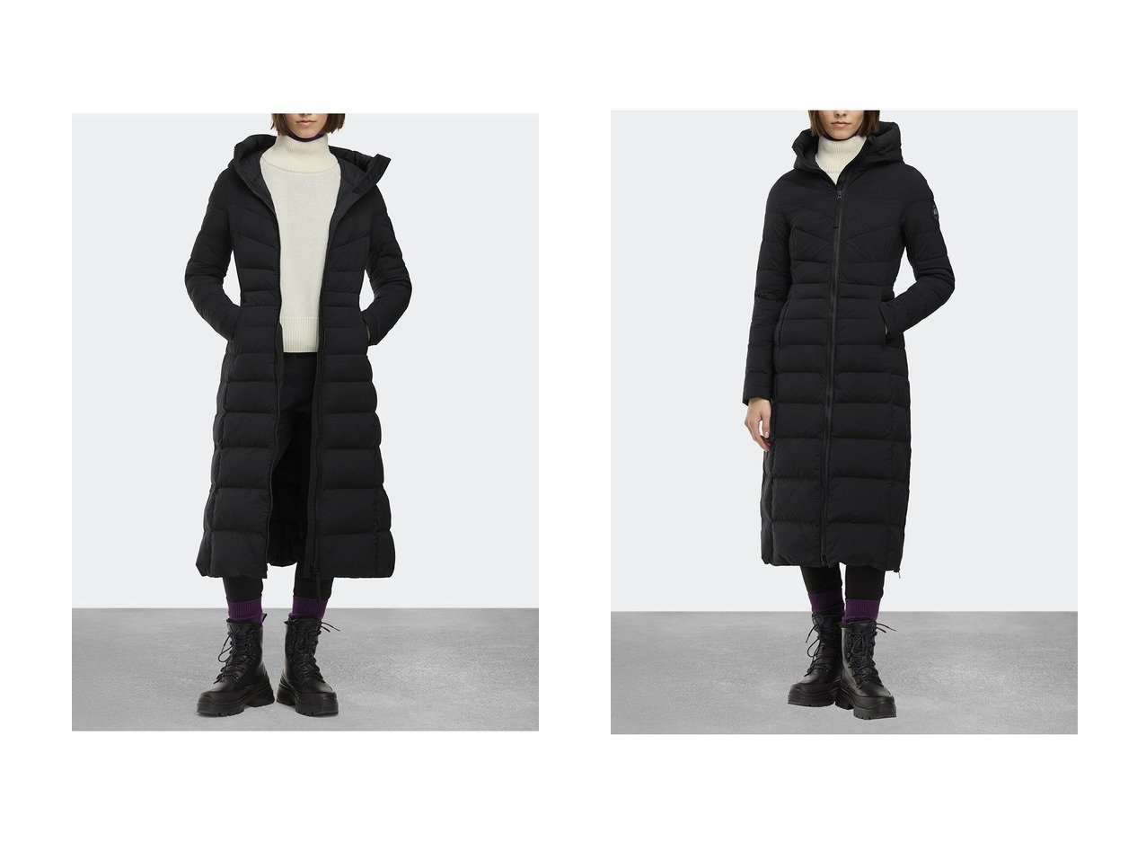 【CANADA GOOSE/カナダグース】の2330WB Clair Long Coat Black Label クレア ロング コート おすすめ！トレンド、レディースファッションの通販 おすすめ人気トレンドファッション通販アイテム インテリア・キッズ・メンズ・レディースファッション・服の通販 founy(ファニー) 　ファッション　Fashion　レディースファッション　Fashion for Women　アウター　Coat / Outerwear Collection　コート・ロングコート・ピーコート　Long Coats, Peacoats & More　キルティング　Quilted, Quilting　シンプル　Simple, Minimal　ジャケット　Jacket, Outerwear　ストレッチ　Stretch, Stretchy Fabric　ダウン　Down, Puffer　定番　Standard, Basic Item　ポケット　Pocket, Pocket Detail　ロング　Long, Long-Length　エレガント 上品　Elegant　新作・新入荷　New Arrivals / New In　ブラック系　Black　|ID:crp329100000225192