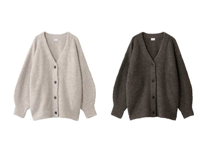 【MANOF/マノフ】のMIX BOUCLE KNIT CARDIGAN おすすめ！トレンド、レディースファッションの通販 おすすめ人気トレンドファッション通販アイテム 人気、トレンドファッション・服の通販 founy(ファニー) ファッション Fashion レディースファッション Fashion for Women トップス・カットソー Cut & Sew Tops ニット Knit Tops & Sweaters カーディガン・羽織り Layered Style Cardigans おすすめ Recommended / Our Picks カーディガン Cardigan, Knitwear トレンド Trend, Trending Now ミックス Mix, Mixed Style ルーズ Loose, Oversized ワイド Wide, Wide Fit 冬 Winter / This Winter 新作・新入荷 New Arrivals / New In 秋 Autumn |ID:crp329100000225197