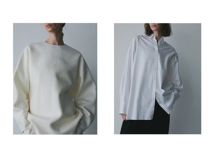 【HER./ハー】のメルトンリバープルオーバー&バックオープンレギュラーシャツ おすすめ！トレンド、レディースファッションの通販 おすすめ人気トレンドファッション通販アイテム 人気、トレンドファッション・服の通販 founy(ファニー) ファッション Fashion レディースファッション Fashion for Women トップス・カットソー Cut & Sew Tops シャツ・ブラウス・オフィスカジュアル Elegant Blouses & Button-Ups カジュアルプルオーバー・ニットトップス Pullovers & Knit Tops / Casual Pullovers バッグ Bags スリーブ Sleeve, Long Sleeve / Short Sleeve フォルム Silhouette, Form メルトン Melton, Heavy Wool ロング Long, Long-Length 新作・新入荷 New Arrivals / New In 軽量 Lightweight, Ultra Light おすすめ Recommended / Our Picks センター Center, Center Line フロント Front, Front Design ベーシック Basic, Essential レギュラー Regular, Standard Fit |ID:crp329100000225214