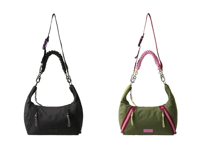 【STEVE MADDEN/スティーブマデン】のBSYNTH ナイロンコンビショルダーバッグ おすすめ！トレンド、レディースファッションの通販 おすすめ人気トレンドファッション通販アイテム 人気、トレンドファッション・服の通販 founy(ファニー) ファッション Fashion レディースファッション Fashion for Women バッグ Bags コンパクト Compact, Small Size スマート Smart, Elegant フィット Fit, Slim Fit フォルム Silhouette, Form ポケット Pocket, Pocket Detail 新作・新入荷 New Arrivals / New In |ID:crp329100000225225