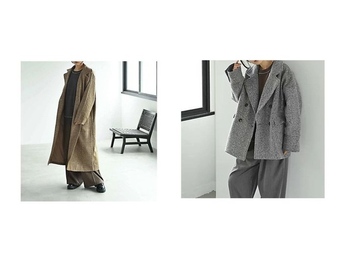 【STYLE DELI/スタイルデリ】の【BLK001】チェックロングコート&【BLK001】カールシャギーダブルコート おすすめ！トレンド、レディースファッションの通販 おすすめ人気トレンドファッション通販アイテム 人気、トレンドファッション・服の通販 founy(ファニー) ファッション Fashion レディースファッション Fashion for Women アウター Coat / Outerwear Collection コート・ロングコート・ピーコート Long Coats, Peacoats & More 秋 Autumn クラシカル Classical, Vintage-Inspired クール Cool, Chic シンプル Simple, Minimal ストレート Straight, Straight Cut タートル Turtleneck, Turtle Collar チェック Check, Plaid, Tartan バランス Balance, Style Balance フィット Fit, Slim Fit ポケット Pocket, Pocket Detail マニッシュ Mannish, Boyish ロング Long, Long-Length ワイド Wide, Wide Fit 冬 Winter / This Winter おすすめ Recommended / Our Picks エレガント 上品 Elegant ビジネス 仕事 通勤 Business / Work / Commuting 軽量 Lightweight, Ultra Light スウェット / スエット Sweatshirt, Sweatwear ダブル Double, Double-Breasted ビッグ Big, Oversized プリーツ Pleats, Pleated ミックス Mix, Mixed Style モノトーン Monotone, Black and White リラックス Relax, Relaxed Fit |ID:crp329100000225227
