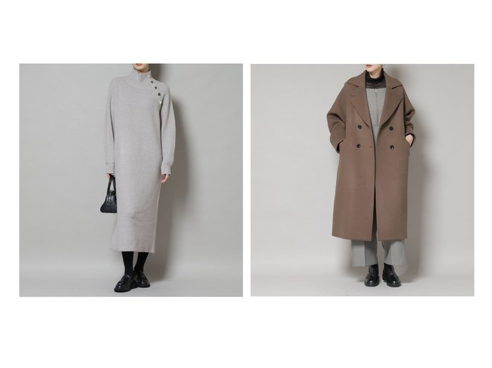 【nano universe/ナノ ユニバース】の釦ディティールニットワンピース&WooLoop コクーンダブルコート おすすめ！トレンド、レディースファッションの通販 おすすめ人気トレンドファッション通販アイテム 人気、トレンドファッション・服の通販 founy(ファニー) ファッション Fashion レディースファッション Fashion for Women ワンピース Dresses ニットワンピース Knit Dresses アウター Coat / Outerwear Collection コート・ロングコート・ピーコート Long Coats, Peacoats & More ウォッシャブル Machine Washable シンプル Simple, Minimal スニーカー Sneakers, Trainers スリーブ Sleeve, Long Sleeve / Short Sleeve なめらか Smooth, Silky Texture ハイネック High Neck, Mock Neck ベーシック Basic, Essential メタル Metal, Metal Parts ロング Long, Long-Length A/W・秋冬 Autumn/Winter アウトレット Outlet / Clearance エレガント 上品 Elegant 2025年 2025 2025-2026秋冬・A/W Autumn/Winter 2025–26 AW25–26 |ID:crp329100000225230