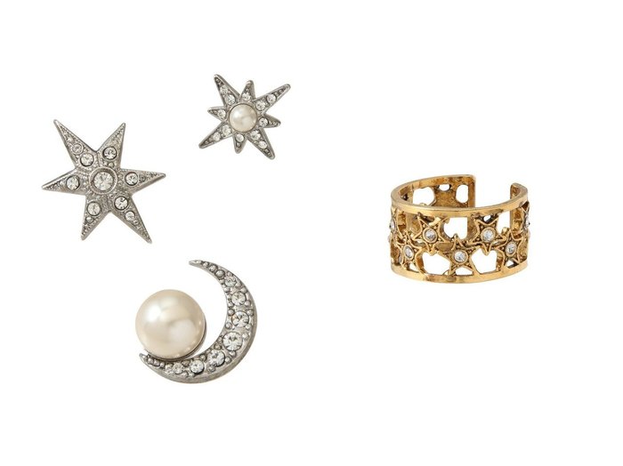 【ADER bijoux/アデル ビジュー】のTINY STAR grigri リング&MOON&STAR ブローチセット おすすめ!トレンド、レディースファッションの通販 おすすめ人気トレンドファッション通販アイテム 人気、トレンドファッション・服の通販 founy(ファニー) ファッション Fashion レディースファッション Fashion for Women おすすめ Recommended / Our Picks ブローチ Brooch, Pin Brooch メタル Metal, Metal Parts モチーフ Motif, Design Theme 新作・新入荷 New Arrivals / New In |ID:crp329100000225238