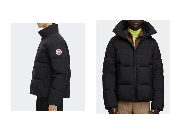 【CANADA GOOSE / MEN/カナダグース】の【MEN】3833M Bayview Parka ベイビュー パーカ&【MEN】2282MB Crofton Puffer Black Label クロフトン パッファ― おすすめ！トレンド、メンズファッションの通販 おすすめ人気トレンドファッション通販アイテム 人気、トレンドファッション・服の通販 founy(ファニー) ファッション Fashion メンズファッション Fashion for Men コンパクト Compact, Small Size 軽量 Lightweight, Ultra Light ジャケット Jacket, Outerwear ダウン Down, Puffer ドローコード Drawcord, Drawstring Cord フィット Fit, Slim Fit ポケット Pocket, Pocket Detail ラグジュアリー Luxury, Elegant ラップ Wrap, Wrap Design リブニット Rib Knit, Ribbed Knit 冬 Winter / This Winter 新作・新入荷 New Arrivals / New In |ID:crp329100000225246