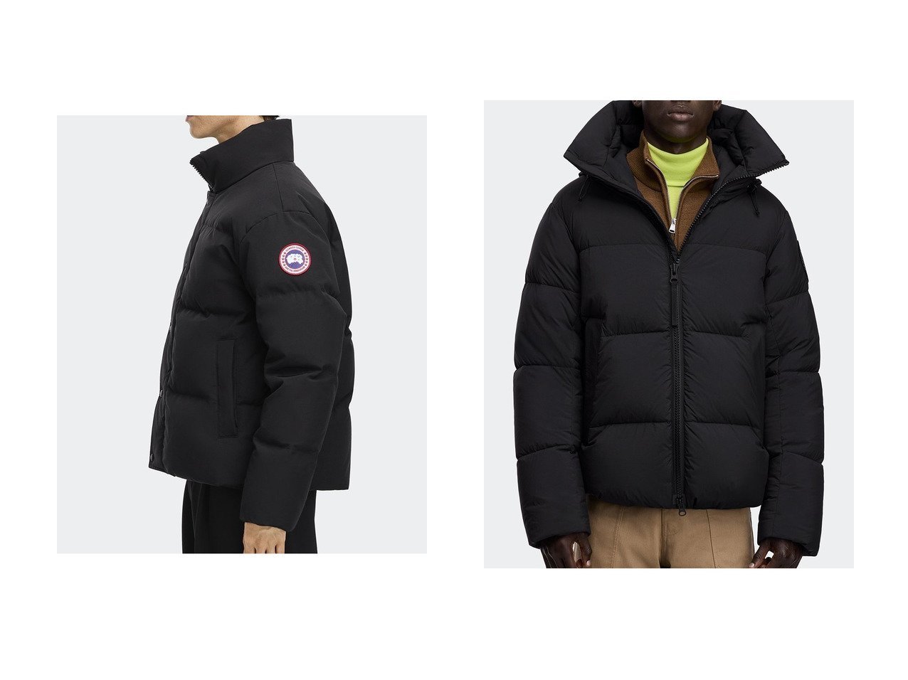 【CANADA GOOSE / MEN/カナダグース】の【MEN】3833M Bayview Parka ベイビュー パーカ&【MEN】2282MB Crofton Puffer Black Label クロフトン パッファ― おすすめ！トレンド、メンズファッションの通販 おすすめ人気トレンドファッション通販アイテム インテリア・キッズ・メンズ・レディースファッション・服の通販 founy(ファニー) 　ファッション　Fashion　メンズファッション　Fashion for Men　コンパクト　Compact, Small Size　軽量　Lightweight, Ultra Light　ジャケット　Jacket, Outerwear　ダウン　Down, Puffer　ドローコード　Drawcord, Drawstring Cord　フィット　Fit, Slim Fit　ポケット　Pocket, Pocket Detail　ラグジュアリー　Luxury, Elegant　ラップ　Wrap, Wrap Design　リブニット　Rib Knit, Ribbed Knit　冬　Winter / This Winter　新作・新入荷　New Arrivals / New In　ブラック系　Black　|ID:crp329100000225246