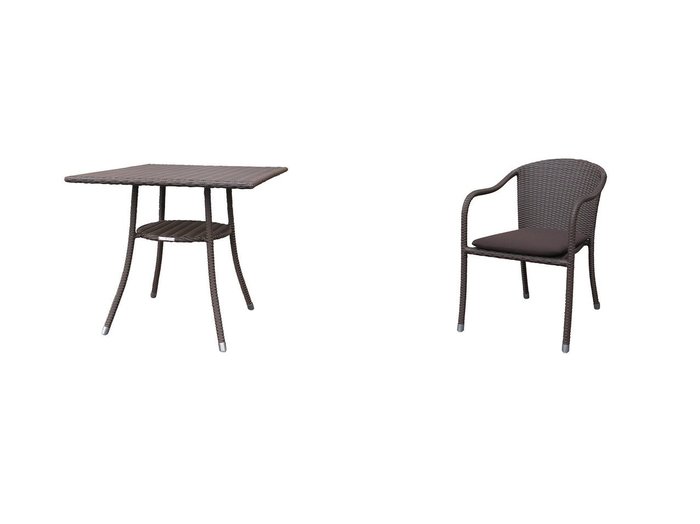 【ABORD/アボール】のガーデンテーブル GT103&ガーデンアームチェア G103C おすすめ！インテリア雑貨、家具 おすすめ人気トレンドファッション通販アイテム 人気、トレンドファッション・服の通販 founy(ファニー) 送料無料 Free Shipping アウトドア Outdoor Clothing ガーデン Garden, Gardening テーブル Table, Dining Table ラタン Rattan, Woven Rattan リゾート Resort, Vacation Style アクリル Acrylic Material クッション Cushion, Throw Pillow ファブリック Fabric, Textile |ID:crp329100000225259