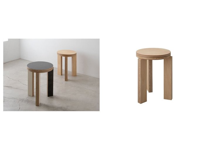 【FLANGE plywood/フランジ プライウッド】のマル スツール おすすめ！インテリア雑貨、家具 おすすめ人気トレンドファッション通販アイテム 人気、トレンドファッション・服の通販 founy(ファニー) 送料無料 Free Shipping ウッド Wooden Design フォルム Silhouette, Form ローズ Rose, Rose Motif ホーム・キャンプ・アウトドア・お取り寄せ Home Living / Home & Lifestyle / Camping Gear / Outdoor Camping 家具・インテリア Home Furniture & Interior. Stylish & Functional Living Spaces チェア・椅子 Seating & Chairs スツール・バースツール Stools & Bar Stools |ID:crp329100000225266