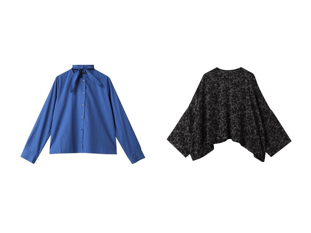 【mizuiro ind/ミズイロ インド】のO プルオーバー&ribbon tie shirt シャツ おすすめ！トレンド、レディースファッションの通販 おすすめ人気トレンドファッション通販アイテム インテリア・キッズ・メンズ・レディースファッション・服の通販 founy(ファニー) 　ファッション　Fashion　レディースファッション　Fashion for Women　トップス・カットソー　Cut & Sew Tops　シャツ・ブラウス・オフィスカジュアル　Elegant Blouses & Button-Ups　カジュアルプルオーバー・ニットトップス　Pullovers & Knit Tops / Casual Pullovers　ショート　Short, Short Length　シンプル　Simple, Minimal　スリーブ　Sleeve, Long Sleeve / Short Sleeve　トレンド　Trend, Trending Now　フレア　Flare, Flared　ボトム　Bottoms, Lower Wear　リボン　Ribbon, Bow　ロング　Long, Long-Length　ワイド　Wide, Wide Fit　エレガント 上品　Elegant　新作・新入荷　New Arrivals / New In　エアリー　Airy Texture　プリント　Print, Printed Pattern　定番　Standard, Basic Item　無地　Plain, Solid Color　ホワイト系　White　ブルー系　Blue　ブラウン系　Brown　ブラック系　Black　|ID:crp329100000225280