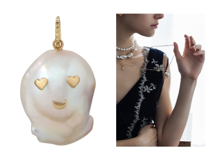 【CADEAUX/カドー】のオバケちゃん ペンダントトップ G&オバケちゃん ペンダントトップ F おすすめ！トレンド、レディースファッションの通販 おすすめ人気トレンドファッション通販アイテム 人気、トレンドファッション・服の通販 founy(ファニー) ファッション Fashion レディースファッション Fashion for Women チェーン Chain, Chain Strap チャーム Charm, Pendant バロック Baroque, Baroque Design パール Pearl, Pearl Accent モチーフ Motif, Design Theme エレガント 上品 Elegant 新作・新入荷 New Arrivals / New In |ID:crp329100000225296