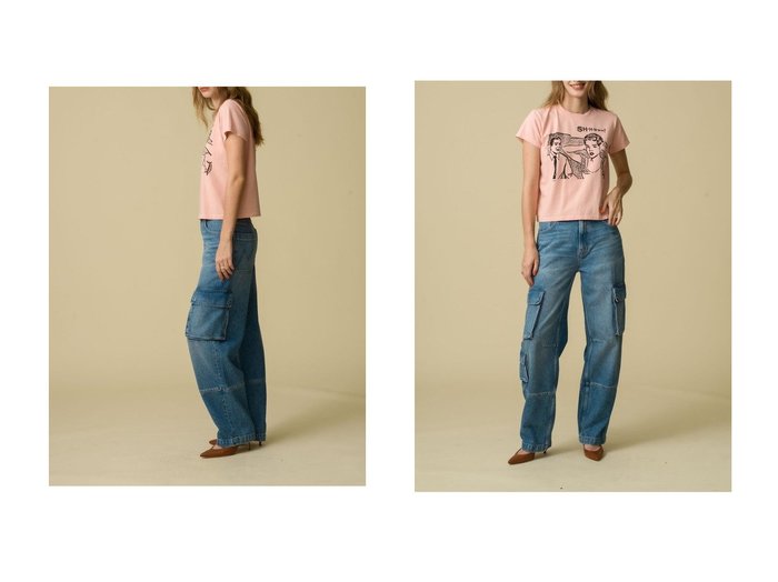 【MOTHER/マザー】のTHE SIDE DISH CARGO SKIMP ワイドカーゴデニム (OTL) おすすめ！トレンド、レディースファッションの通販 おすすめ人気トレンドファッション通販アイテム 人気、トレンドファッション・服の通販 founy(ファニー) ファッション Fashion レディースファッション Fashion for Women パンツ Pants & Trousers デニムパンツ・ジーンズ・美脚デニム Denim Jeans & Pants デニム Denim, Jeans Material フラップ Flap, Flap Pocket ポケット Pocket, Pocket Detail ロング Long, Long-Length ワイド Wide, Wide Fit 新作・新入荷 New Arrivals / New In |ID:crp329100000225322