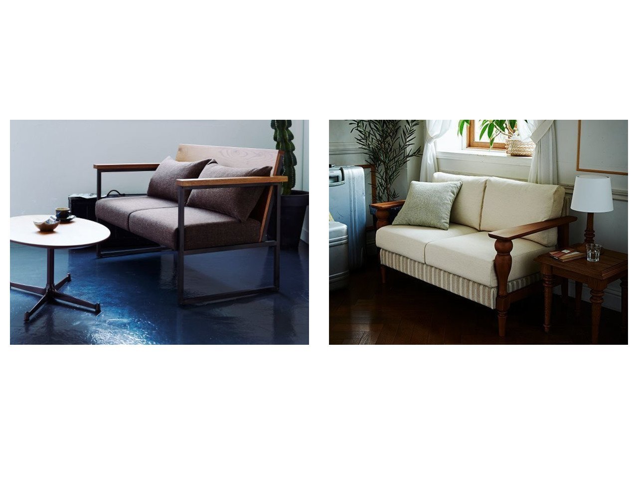 【Coccole/コッコレ】の1人掛けソファ C431-1&アームソファ C425-1 おすすめ！インテリア雑貨、家具 おすすめ人気トレンドファッション通販アイテム インテリア・キッズ・メンズ・レディースファッション・服の通販 founy(ファニー) 　送料無料　Free Shipping　フレーム　Frame, Outline　ヴィンテージ　Vintage Style　クッション　Cushion, Throw Pillow　ホーム・キャンプ・アウトドア・お取り寄せ　Home Living / Home & Lifestyle / Camping Gear / Outdoor Camping　家具・インテリア　Home Furniture & Interior. Stylish & Functional Living Spaces　ソファー　Couches & Sofas　ブラウン系　Brown　|ID:crp329100000225349