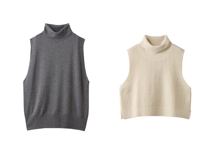 【mizuiro ind/ミズイロ インド】のrib high neck vest ベスト&waffle high neck vest ベスト おすすめ!トレンド、レディースファッションの通販 おすすめ人気トレンドファッション通販アイテム 人気、トレンドファッション・服の通販 founy(ファニー) ファッション Fashion レディースファッション Fashion for Women トップス・カットソー Cut & Sew Tops ニット Knit Tops & Sweaters ベスト&ジレ / 重ね着スタイル Vests & Gilets カジュアルプルオーバー・ニットトップス Pullovers & Knit Tops / Casual Pullovers カットソー Cut and Sewn Top ハイネック High Neck, Mock Neck ベスト Vest, Waistcoat リラックス Relax, Relaxed Fit 新作・新入荷 New Arrivals / New In |ID:crp329100000225363