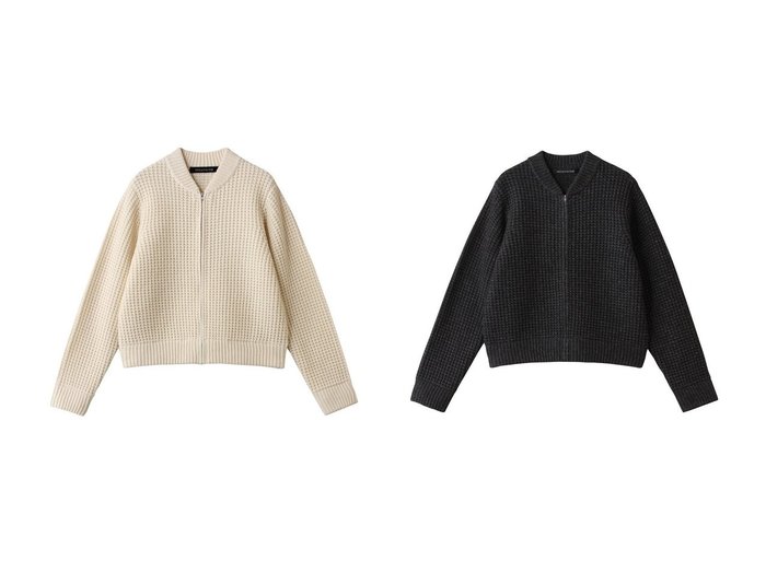 【mizuiro ind/ミズイロ インド】のwaffle zip blouson ブルゾン おすすめ!トレンド、レディースファッションの通販 おすすめ人気トレンドファッション通販アイテム 人気、トレンドファッション・服の通販 founy(ファニー) ファッション Fashion レディースファッション Fashion for Women アウター Coat / Outerwear Collection レディースジャケット・軽アウター Jackets ブルゾンジャケット・スポーティアウター Blouson Jackets ジャケット Jacket, Outerwear ブルゾン Blouson, Bomber Jacket ワッフル Waffle, Waffle Knit 新作・新入荷 New Arrivals / New In |ID:crp329100000225364