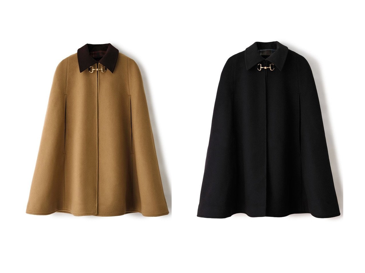 【aLORS/アロー】のCape a mors Calliope ケープ&Cape a mors Calliope ケープ おすすめ！トレンド、レディースファッションの通販 おすすめ人気トレンドファッション通販アイテム インテリア・キッズ・メンズ・レディースファッション・服の通販 founy(ファニー) 　ファッション　Fashion　レディースファッション　Fashion for Women　アウター　Coat / Outerwear Collection　コート・ロングコート・ピーコート　Long Coats, Peacoats & More　なめらか　Smooth, Silky Texture　イタリア　Italy　ショート　Short, Short Length　リュクス　Luxury, Elegant, High-End, Chic　エレガント 上品　Elegant　冬　Winter / This Winter　新作・新入荷　New Arrivals / New In　|ID:crp329100000225377