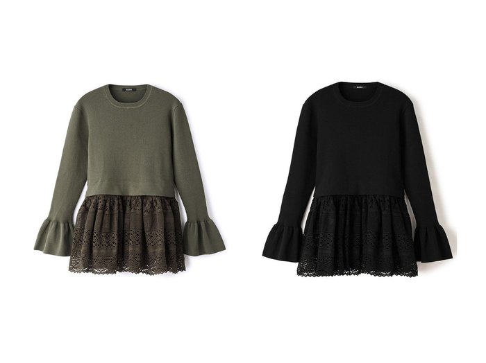 【aLORS/アロー】のPull en dentelle torsadee equestre Cadence レース付きニット&Pull en dentelle torsadee equestre Cadence レース付きニット おすすめ!トレンド、レディースファッションの通販 おすすめ人気トレンドファッション通販アイテム 人気、トレンドファッション・服の通販 founy(ファニー) ファッション Fashion レディースファッション Fashion for Women トップス・カットソー Cut & Sew Tops ニット Knit Tops & Sweaters カジュアルプルオーバー・ニットトップス Pullovers & Knit Tops / Casual Pullovers スリーブ Sleeve, Long Sleeve / Short Sleeve ペプラム Peplum, Flared Hem モチーフ Motif, Design Theme レース Lace, Lace Fabric 冬 Winter / This Winter 新作・新入荷 New Arrivals / New In 春 Spring |ID:crp329100000225378