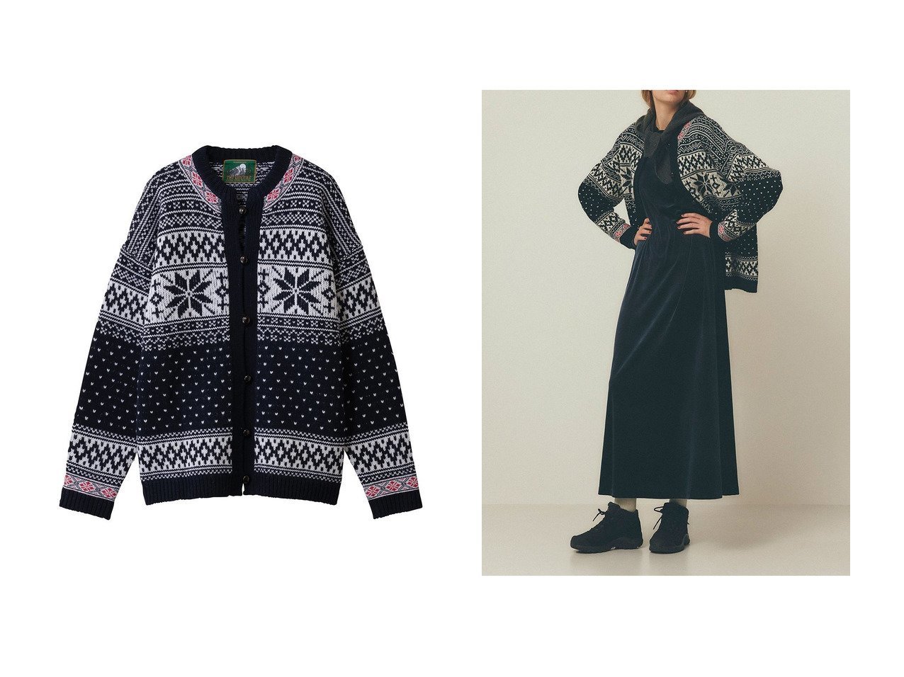 【Shinzone/シンゾーン】のノルウェーニットカーディガン おすすめ！トレンド、レディースファッションの通販 おすすめ人気トレンドファッション通販アイテム インテリア・キッズ・メンズ・レディースファッション・服の通販 founy(ファニー) 　ファッション　Fashion　レディースファッション　Fashion for Women　トップス・カットソー　Cut & Sew Tops　ニット　Knit Tops & Sweaters　カーディガン・羽織り　Layered Style Cardigans　カーディガン　Cardigan, Knitwear　パターン　Pattern, Design Print　フロント　Front, Front Design　新作・新入荷　New Arrivals / New In　ブルー系　Blue　|ID:crp329100000225381
